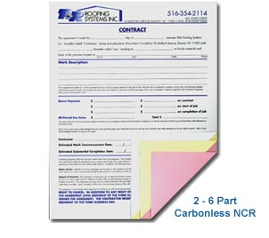 NCR Carbonless No Carbon Required Multi-part Forms
